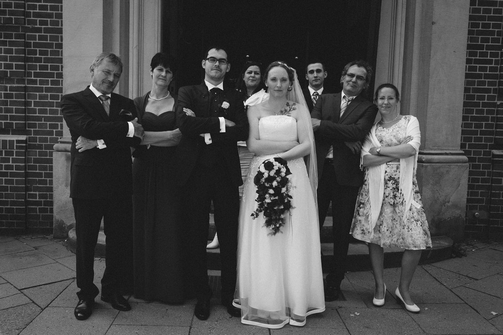 Hochzeitsfotograf in der St. Mattäus Kirche, Hamburg-Winterhude